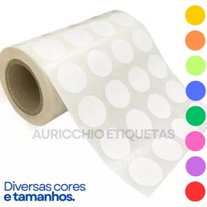 Etiqueta adesiva bolinha