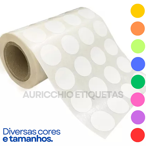 Etiqueta adesiva bolinha