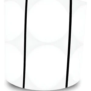 ETIQ. ADES. BOPP REDONDA TRANSPARENTE 50X50X2 CARREIRAS  26 mts  -(FC198)